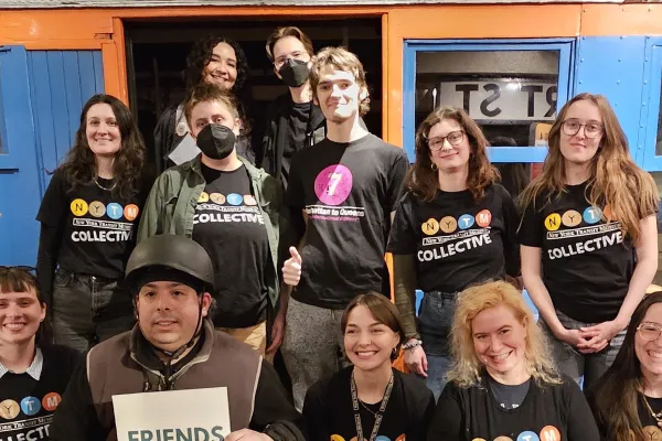 New York Transit Museum workers